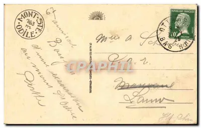 Mont Ste-Odile — Źródło Ste-Odile — wydawca nieznany, nr 58 — Rewers
