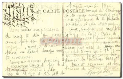 Strasbourg — Widok z mostów zamkowych — seria 52 — Rewers