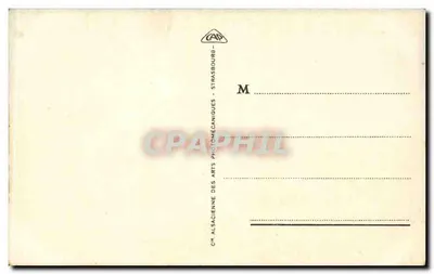 Strasburg — Pałac Rohanów i Katedra — Cie Alsacienne des Arts Photomecaniques, nr 348 — Rewers