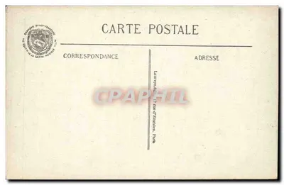Desfile dos Escoceses — praça da Ópera — Visé Paris 900 — Verso