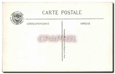 Sr. Poincaré passa no front das tropas — UN 14 JUILLET HISTORIQUE — Editor Paris 955 — Verso