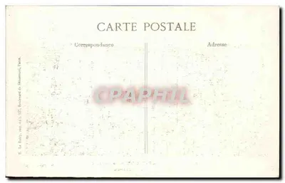 Esplosione di Saint-Denis, 4 Marzo 1916 — Parte del Forte che è esploso — Editore B.D. Paris — Verso