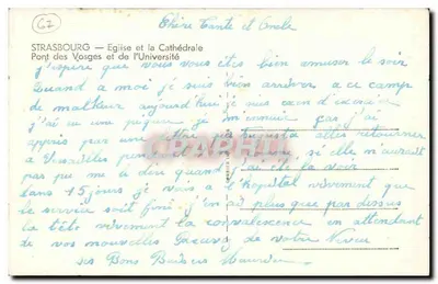 Strasbourg — Igreja e a Catedral — Ponte dos Vosgos e da Universidade — Verso