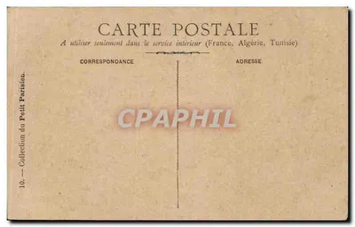 El abanico de Luis XV. — Michot, n°10 — Colección del Petit Parisien — Reverso