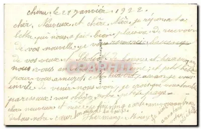 Menina jogando no telefone — Lembrete doce — E.P. Paris n°364 — Verso