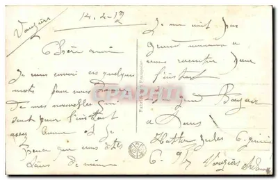 Vouziers — Widok wioski przy jeziorze — ZED 510 — Rewers