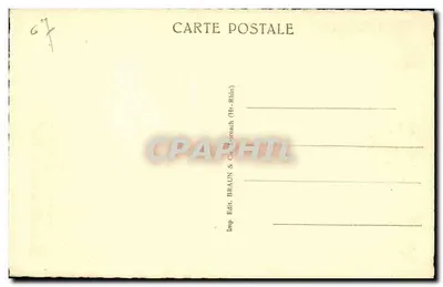 Strasbourg — Pałac na Rzecze Ren – wydawca Braun & Cie, nr 872 — Rewers