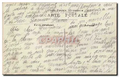 Homem com bigode segurando um buquê — Amizade e Ternura — E.B.R. n°205 — Verso