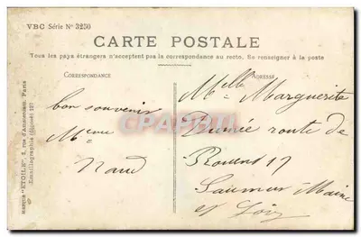 Criança segurando um escudo de hortelã — Porta-Bonheur para a casa — Martus 'ÉTOILÉ' Série 3250 — Verso