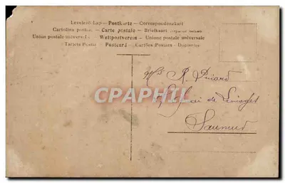 Młoda kobieta w eleganckim stroju — studio — Maineville (Maine-et-Loire) — Rewers