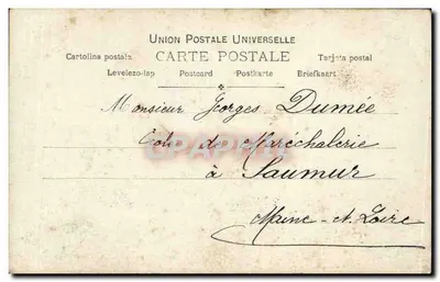 Dois retratos femininos — Maillle e Fava — editor Reutlinger, Paris, n° 104-0 — Verso