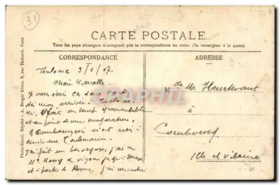 Toulouse — A Chaussée do Moulin du Bazacle — Au Rêve du Collectionneur, n°14 — Verso