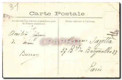 Toulouse — Vista geral sobre a Garonne — Editor não identificado — Verso