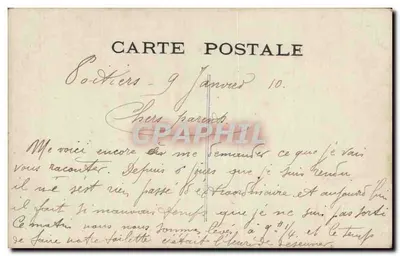 Alpinistyczne jeżdżenie na nartach w górach — 1910 — Wydawca E.T.P. n°223 — Rewers