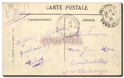 Chartres — A Catedral — LL. — n°196 — Verso