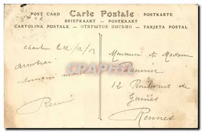 Chartres — Pomnik poświęcony dzieciom z Eure-et-Loir — ND Phot. — Rewers