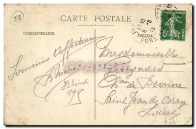 Chartres (E.-et-L.) - A Catedral (Lado Sul) — Ch. Foucault, edição Dreu, n° 320 — Verso