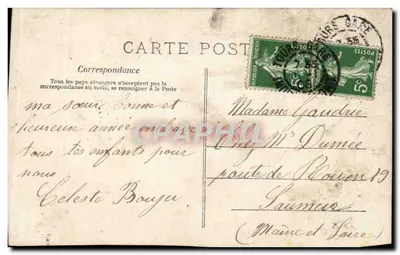 Bébé en robe de dentelle et couronne de fleurs — A. N. PAMPS, n° 479 — Rewers