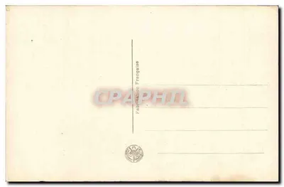 Retrato de um militar — editor A.N. Paris — número de série não visível — Verso