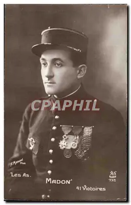 Soldado decorado — Madon, 41 Vitórias — H. Manuel Phot, Paris 732