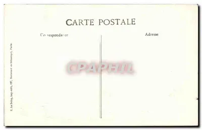 Os Zeppelins sobre Paris — Crimes dos piratas alemães — A casa do brigadiero Bidault — E. La Deley, Paris — Verso