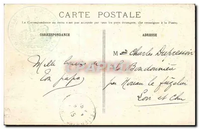 Soissons — Exterior da caserna após o bombardeio — R.P. Paris n°152 — Verso