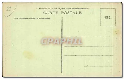 Castello di Maintenon (E.-et-L.) — Il Portale d'ingresso visto dalla Corte Meridionale — G. Foucault, editore, Bruyères — Verso