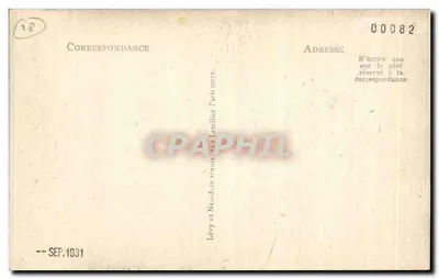Katedra Chartres — Detal ogrodzenia chóru, XVI wiek — CL. Houvet, wyd. Mlle Nicourt — Rewers