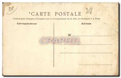 Saint-Lubin-des-Joncherets (E.-et-L.) — Estátua de Grammont, Igreja de Saint-Lubin — R. F. PAINÉ — Verso
