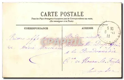 Orléans — La Place du Martroi y la Estatua de Juana de Arco — LL. n°163 — Reverso
