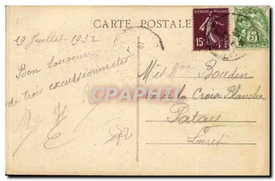 St-Malo - Kust van Esmeralda - Rue des Petits Degrés - G. M. — Achterkant