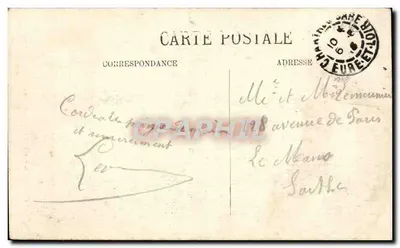 Chartres — Wysoka kolumna na cześć Marceau (Place Marceau) — LL — Rewers