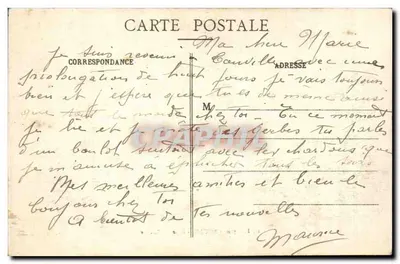 Rouen — Kaszern Pélissier — wejście z żołnierzami — C.V. 360 — Rewers
