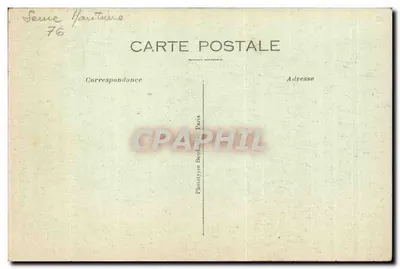Rouen — Façada Starego Domu, ulica Louis-Brune — J. C., Rouen, nr 31 — Rewers