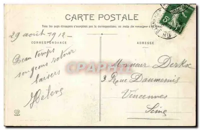 Luchon - Façada kasyna — Pyrenées (1. seria) — Fototypia Labouche Frères, Toulouse — Rewers