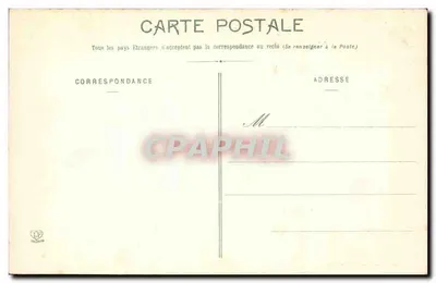 Montréjeau — O Ponte sobre a Garonne e a Cidade em Cima — Fototipia Labouche Frères, Toulouse — Verso