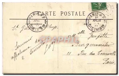 W Bretanii — Wokół łóżka zamkniętego — Zbiór Villard, Quimper — Rewers