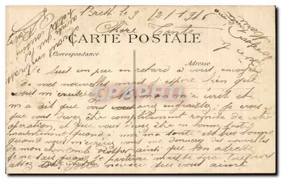 Na Bretanha — Noite de Casamento — A Oração — E. Deles, n°626 — Verso