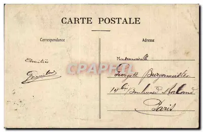 Lit-clos na piętrze - Spadek z nieba - Bretagne. Zbiór E. Hamonic, St-B. — Rewers