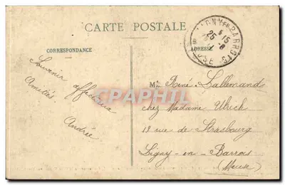 Nancy - Porta da Cidadela (1598), sobrecarregada por uma estátua do duque Charles III, fundador da Cidade Nova, por Viard (1863) — Verso