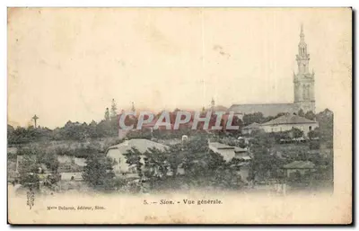 Sion — Vista general — M. Delarue, editor, Sion, n°5