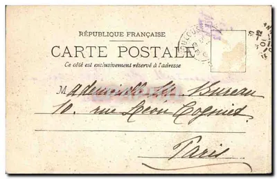 Toulouse — Hotel d'Assézat — L.S. N°3 — Verso