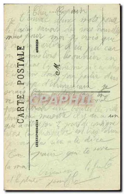 Partida para o Batismo — Na Bretanha — Coleção Villaret, Quimper — Verso