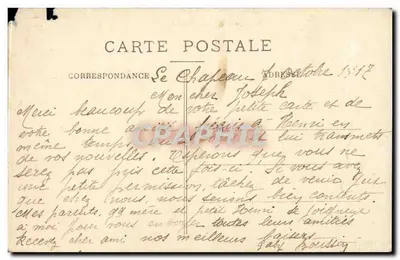 Widok z Chapeau, blisko Saumur (M.-et-L.) — Édition Rocheteau — Rewers