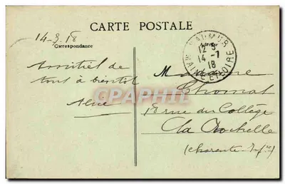 Cavaleiro e cocheiro em uma carruagem a cavalo — Foto Blancheard, Saumur — 52 — Verso