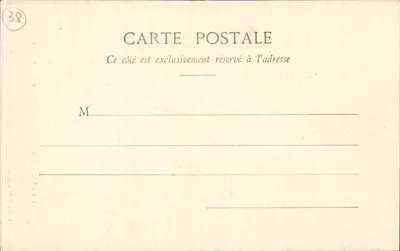 Vizille - Castelo do Rei e Porta do Conde — Cliché A. V., edição L. Pons, Grenoble, n° 372 — Verso