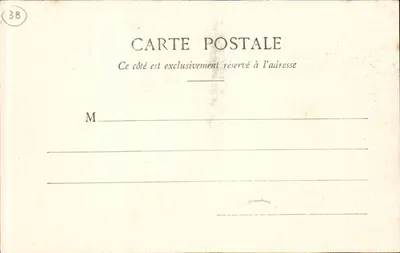 Vizille - El Castillo y su Parque — Cliché A. V., Colección L. P., Grenoble, n° 428 — Reverso