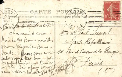 Grenoble - Place Saint-André - A Igreja e o Palácio de Justiça - Estátua de Bayard — Verso