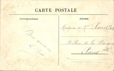 O Viaduto de Garabit — A grande Arco central — M. B. Le Puy — Verso