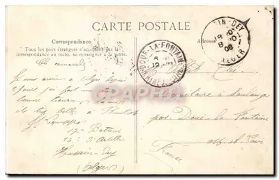 Algéro-Mustapha — Rue Sadi-Carnot — Coleção Ideal P. 01 — Verso